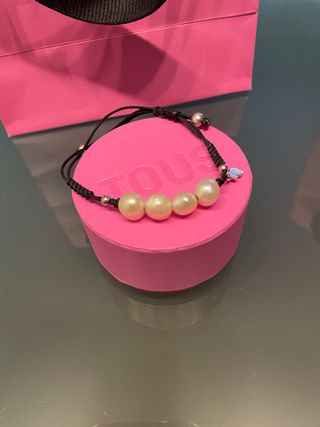 Pulsera Tous Perlas Plata
