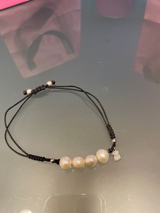 Pulsera Tous Perlas Plata