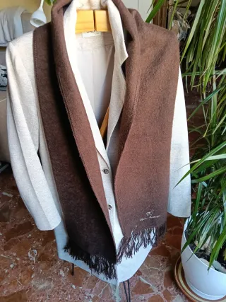 Bufanda de Alpaca Baby Marrón