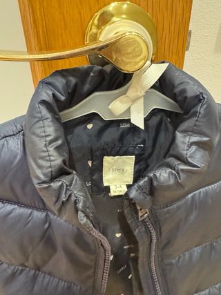 Chaleco azul 3-4 años