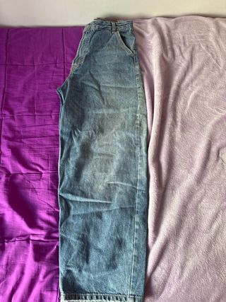 Pantalón vaquero ancho azul