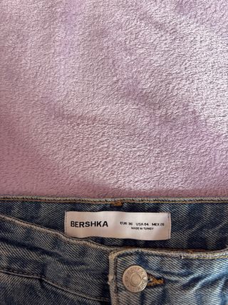 Pantalón vaquero ancho azul