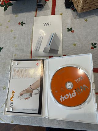 Wii Play Nintendo Disco Arancione e Bianco