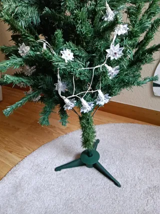 Árbol de Navidad verde...con Regalo de luces