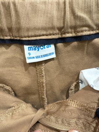 Pantalón Mayoral Niño Marrón