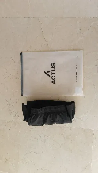 Pantalón corto running Actus Talla M Negro