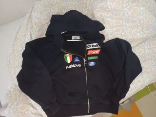 Sudadera Scuffers Negra con Cremallera