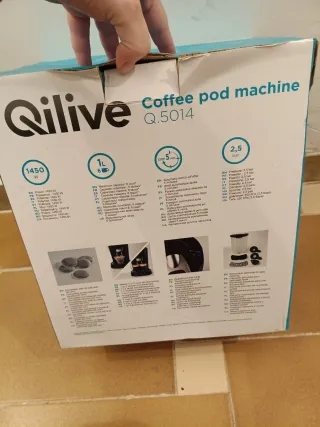 Cafetera Qilive Q.5014 tipo Senseo