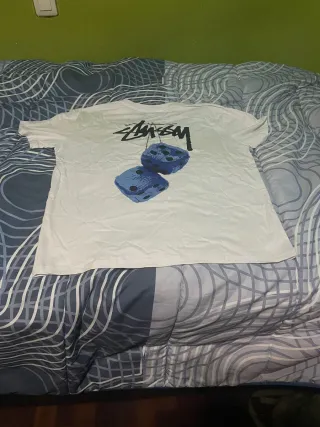 Camiseta Stüssy Blanca Talla L