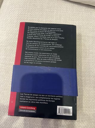 Tierras de sangre: Europa entre Hitler y Stalin...