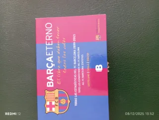 Pack: Historia del Barcelona, postal, foto y libro