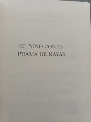 El niño con el pijama de rayas/ The Boy in the ...