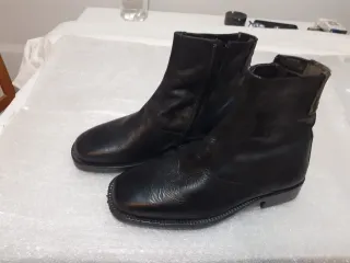 Stivaletti invernali uomo pelle nera