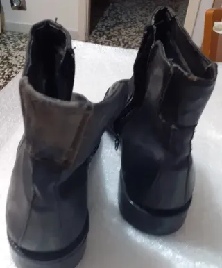 Stivaletti invernali uomo pelle nera