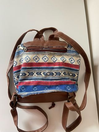 Mochila pequeña étnica