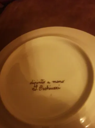 Piattino decorato a mano