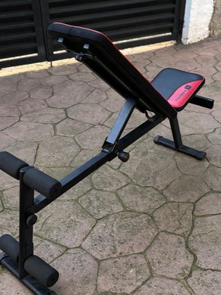 Banco de pesas reclinable y plegable