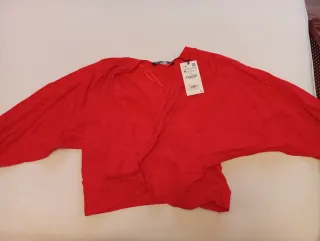 Blusa Zara Roja Talla M