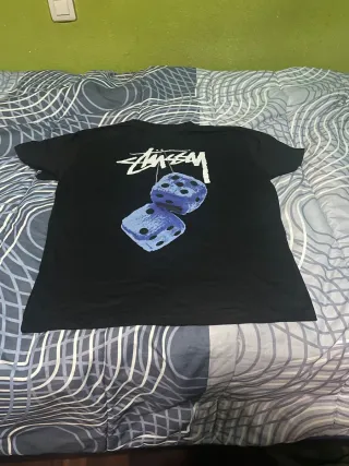 Camiseta Stüssy Talla M Negra