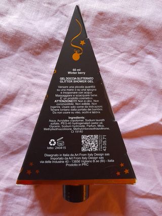 Gel doccia glitterato Winter berry