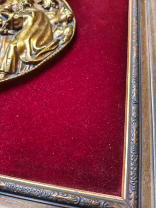 Cuadro Cobre Grabado Adoración Reyes Magos