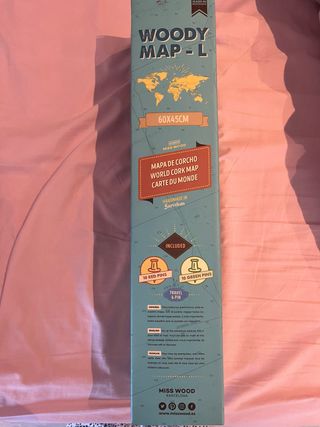 Mapa de corcho para VIAJEROS