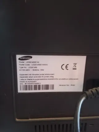 Televisor Samsung 22 Negro