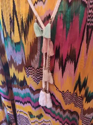 2 Blusas de fiesta beige y amarilla