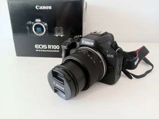 Cámara Canon EOS R100 con caja como nueva