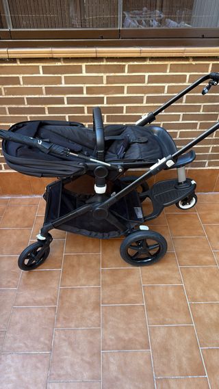 Bugaboo Fox 3 Negro + Patín + Sombrilla