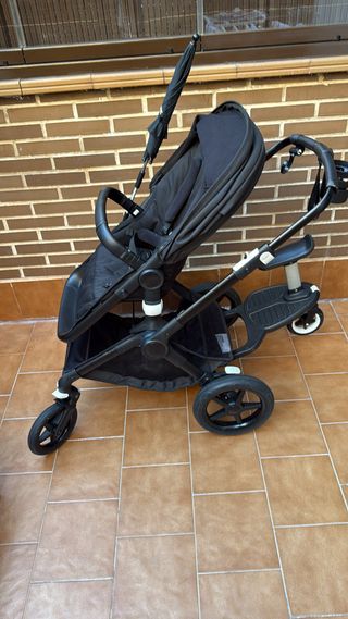 Bugaboo Fox 3 Negro + Patín + Sombrilla
