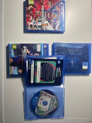 Pack 4 Juegos PS4: PES 2017, 2018, 2020, 2021
