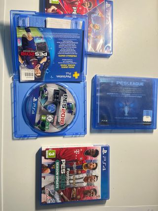 Pack 4 Juegos PS4: PES 2017, 2018, 2020, 2021
