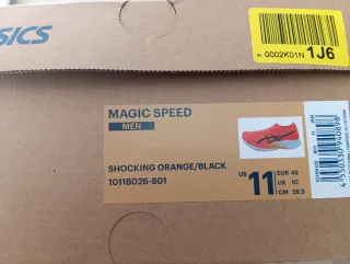 Zapatillas Running ASICS Magic Speed 1 talla 45