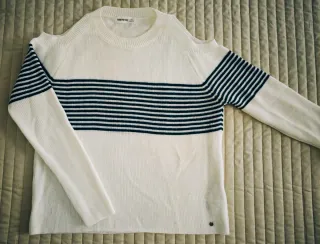 Jersey Brownie Rayas Frías Hombros