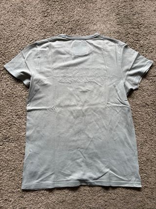 T-shirt Hollister Verde Água Tamanho S