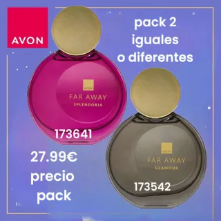 Pack 4 Avon Senses: 2 Cremas y 2 Baños
