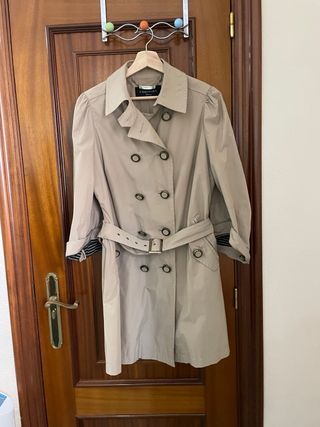 Gabardina Cortefiel  beige manga 3/4