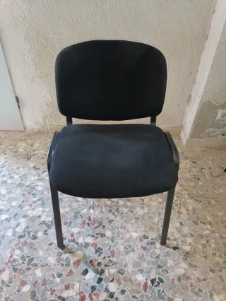 2 Sillas Oficina Negras