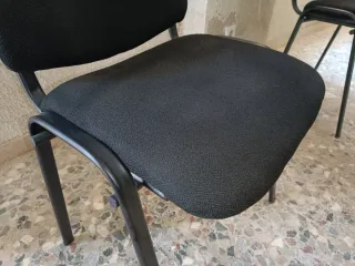 2 Sillas Oficina Negras