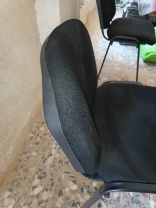 2 Sillas Oficina Negras