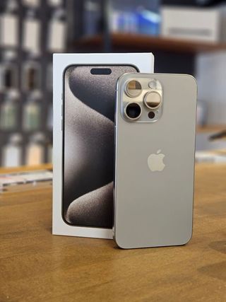 IPHONE 15 PRO MAX 512GB TITANIUM 100% BATTERIA