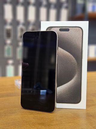 IPHONE 15 PRO MAX 512GB TITANIUM 100% BATTERIA
