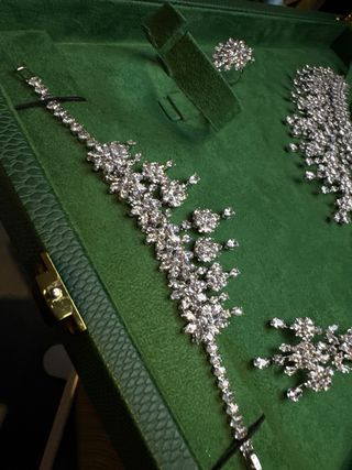 Conjunto Joyas Diamante Cristal