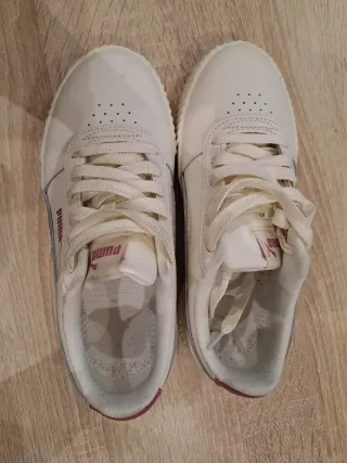 Zapatillas Puma Mujer Blancas y Rosas