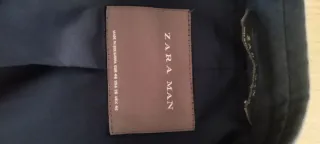 Traje Zara Azul Talla 46 (Pequeña)