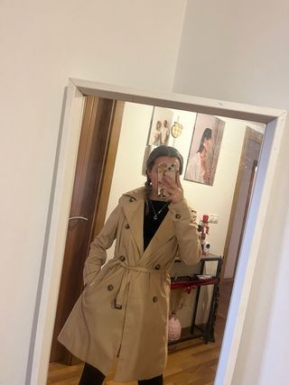 Chaqueta Beige Mujer