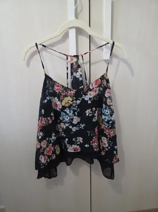 Blusa floral tirantes