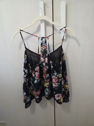 Blusa floral tirantes