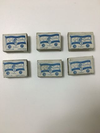 Scatole di fiammiferi antiche degli anni '30